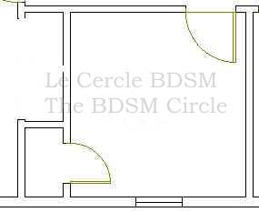 plan de la chambre qui va devenir notre donjon
